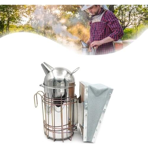 Stainless Steel Beekeeping Smoker Beekeeping Tool Apiculture Beekeeping Tool Bee Smoker Bee Tools Bee Smoker Smoke Sprayer