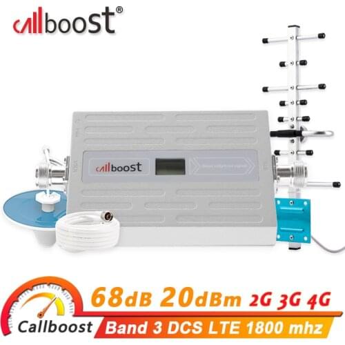 Callboost 1800 mhz LTE mobile phone cellular amplifier 4g signal booster 4g network repeater gsm 2g 3g 4g antenna booster band 3