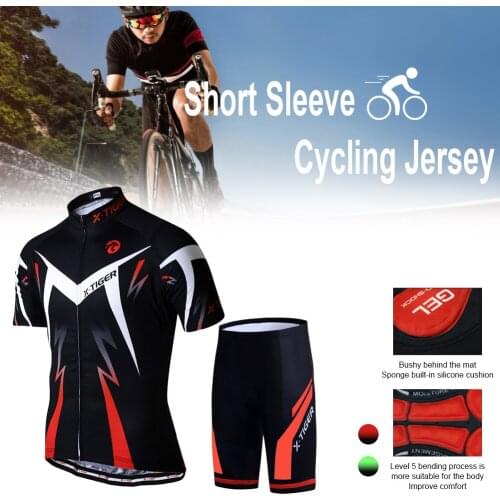 2021 New Arrival Bicycle Short Sleeve Shorts Set Mens Cycling Jersey Suit Cycling Clothes