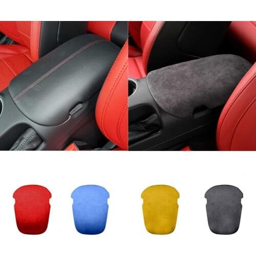 Armrest Pad Good Texture Anti-scratch ABS Anti-dust Seat Box Cover for Ford Mustang 2015-2020