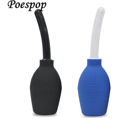 POSEPOP Blue Black Faucet Spray Toilet Female Anal Vaginal Clean Portable Bidet Manual Sprayer Health Shower Anal Shower 8 holes