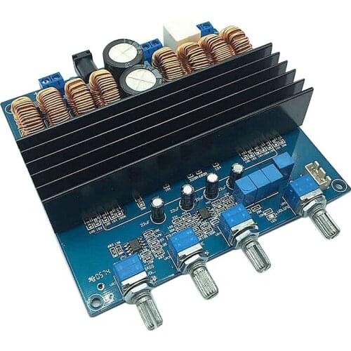 Top Deals TDA7498 2.1 Digital Power Amplifier Board 2X100W+200W Class D High-Power Audio Power Amplifier Board Surpasses TPA3116