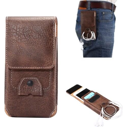 Retro Universal Belt Clip Leather Case For IPhone 7 6 6S Plus Pouch For Samsung Galaxy S8 S7 S6 Note4 Xiaomi redmi 4x Phone case