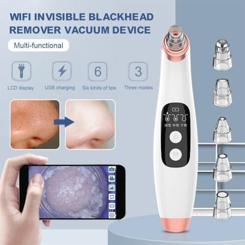 Blackhead Remover Vacuum with Camera Facial Pore Cleaner with 3 Adjustable Suction Power Face Pore Extractor Skin Care Tool