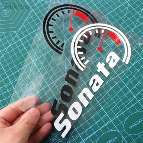 1pc Car Dash borad headlights Windows Sports Racing PVC Vinyl Decal Sticker For hyundai sonata 2012 2018 2015 2016 accessories