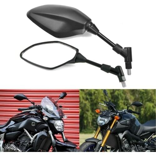 10MM Bolt RearView Mirrors For Yamaha MT25 MT03 MT07 FZ-07 MT09 FZ-09 FJ-09 MT10 MT25 FZ-10 FZ8 FZ6 Fazer FZ6R XJ6 XSR700 XSR90