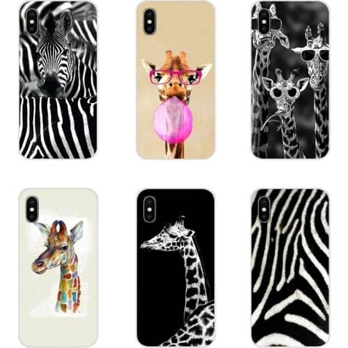 Animal Zebra Giraffe Accessories Phone Cases Covers For Samsung Galaxy A3 A5 A7 A9 A8 Star A6 Plus 2018 2015 2016 2017