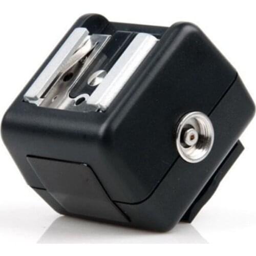 Hot Shoe Adapter For Canon For Nikon Flash with PC Sync Socket
