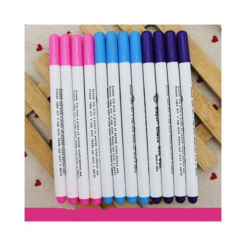 Sewing Accessories 4 pcs Water Erasable Pens Fabric Markers Soluble Cross Stitch Chalk Tool Pencil Patchwork Needlework