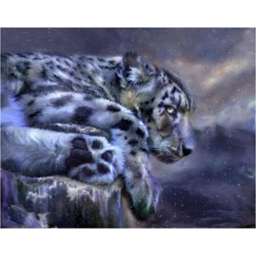 Diamond Painting Animal Star Leopard Full Square Drill 5D DIY Handmade Embroidery Arts Cross Stitch Mosaic Decor Gift LG3057
