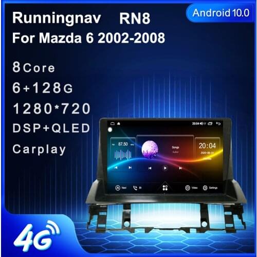 Runningnav For Mazda 6 2002-2008 Android Car Radio Multimedia Video Player Navigation GPS