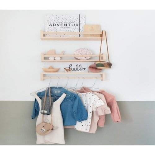 Childrens Bookcase Montessori 50 Cm 3 Pieces/Set High Quality Room Library Furniture Wood Unvarnished Natural Baby Wall 2021