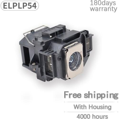 For ELPLP54 EB-S7 EB-S7+ EB-S72 EB-S8 EB-S82 EB-X7 EB-X72 EB-X8 EB-X8E EB-W7 EB-W8 Projector Lamp Buld With Housing For EpsOn