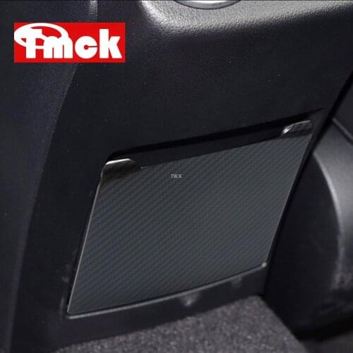 For Mercedes Benz A Class W177 A180 A200 A220 A250 Stainless Steel Car Rear Armrest Storage Box Trim Cover Sticker Accessories