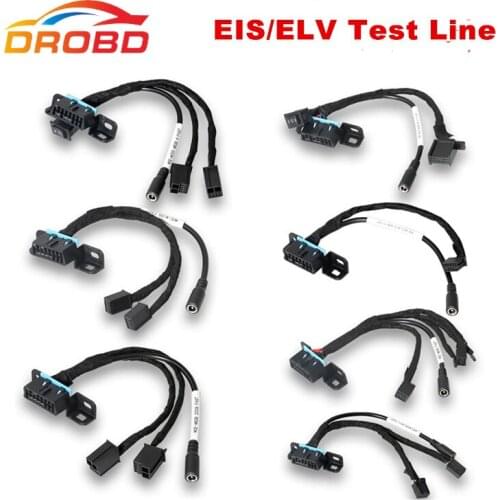 EIS/ELV Test Line Cables for Benz W202 W210 W220 W639 W906 7pcs Set Work with Xhorse VVDI MB Tool