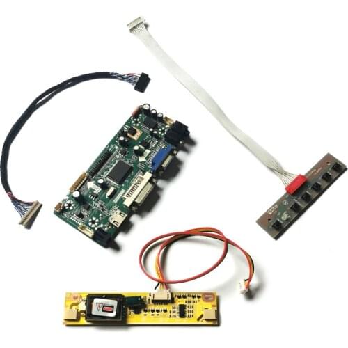 Screen M.NT68676 VGA+DVI For G150XG01/M150XN06/M150XN07/TMS150XG1 display controller board kit 1024*768 2CCFL LVDS 20-Pin