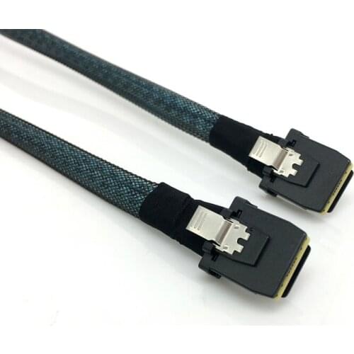 Mini SAS SFF- 8087 to SFF-8087 Data Cable Connector L=60CM