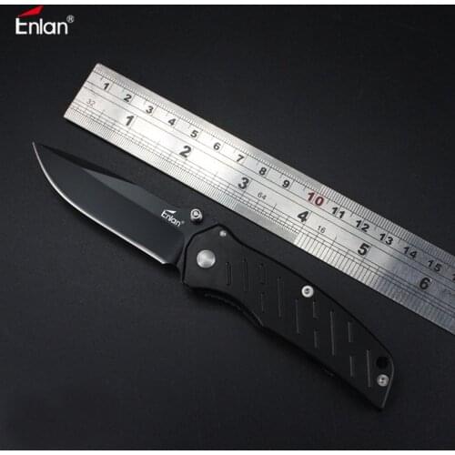 Enlan M012B3 8cr13mov Blade G10 Handle Small Pocket Knife With Clip Outdoor Hunting Camping Survival EDC Tool Utility Knives