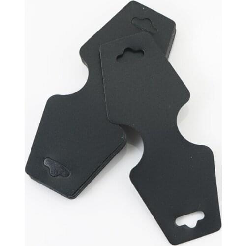 Black Plastic Jewelry Bracelet Necklace Display Packaging Card,200pcs/lot 4.4x11cm Jewellry Necklaces Cards Free Shipping