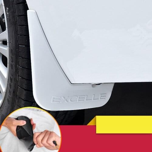 Paint fender mudguard exterior front and rear wheel soft plastic file mud tile for BUICK excelle excelle GT 2015-2018