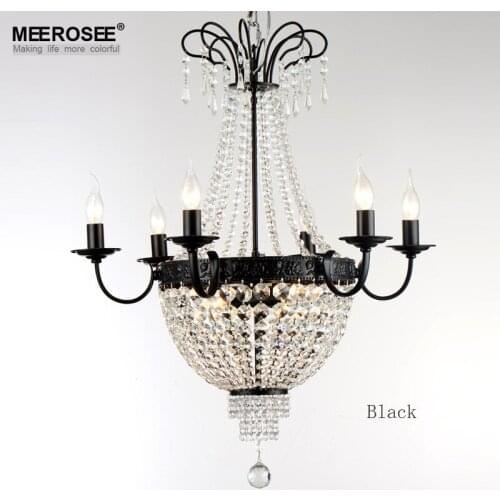 MEEROSEE Chrome Chandeliers