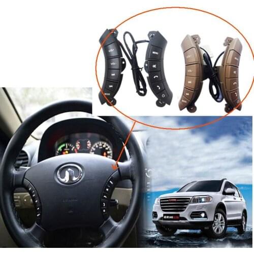 Multifunction steering wheel buttons for Great Wall Hover H3 H5 with 9 control buttons backlight free shipping