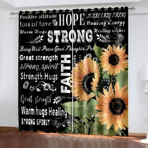 Beautiful Photo Fashion Customized 3D Curtains black blackout curtains modern living room curtains