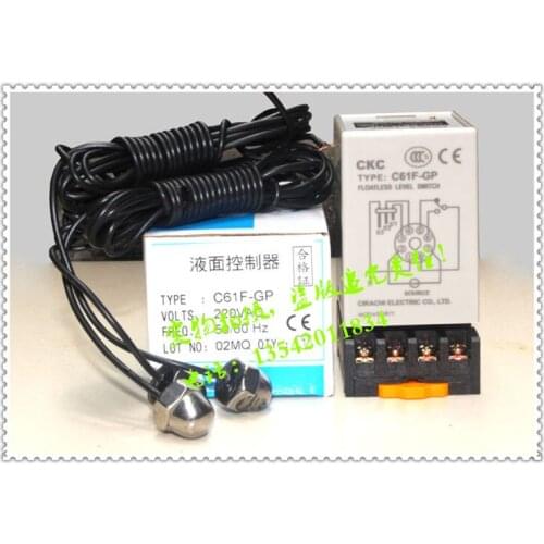 2 pieces of Genuine Taiwan CKC water level controller 5A 220V liquid level controller C61F-GP liquid level controller set C61FG