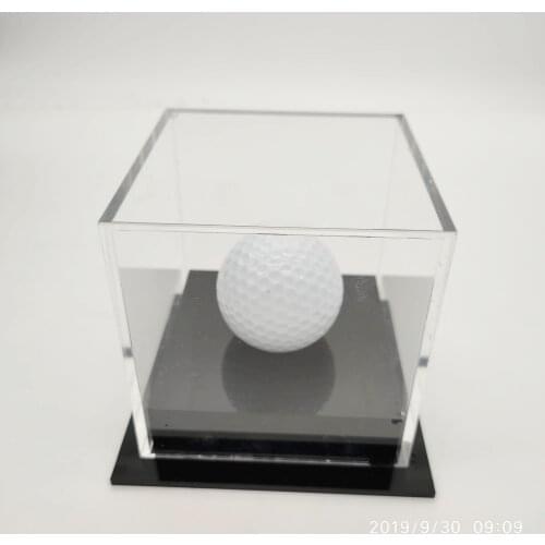 Clear Acrylic single Golf ball Display Case