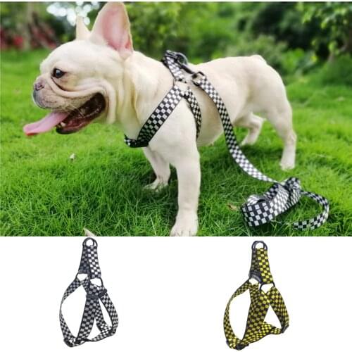 Dog Harness Adjustable Easy Control Training Walking Small and medium pet dog vest harness 4size Two colors Puppy Harness