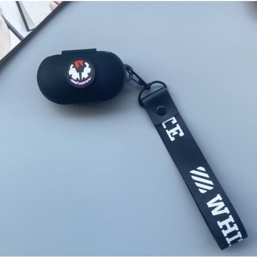 Marvel Silicone Protective Case With Landyard For Samsung Galaxy Buds+ Bluetooth Wireless Earphone Bag Charging Cover Box