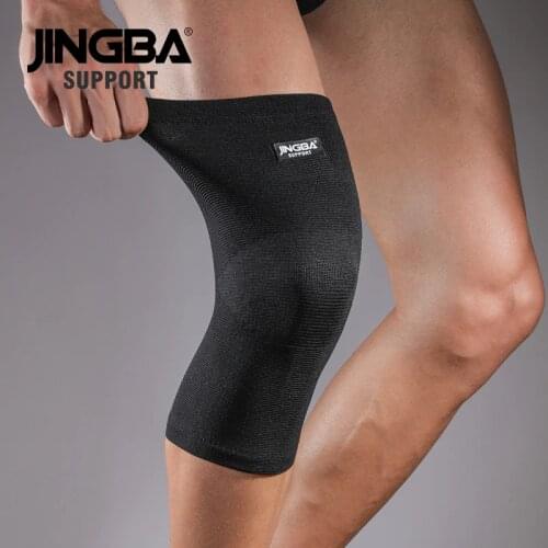 JINGBA SUPPORT 1 Piece Elastic Nylon knee pad Outdoor sports basketball knee pads knee brace protector Safety rodillera deportiv