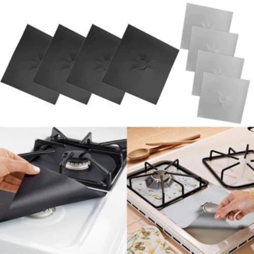 1Pc Reusable Protector Gas Range Liner Stove Film Non-stick Cooker Foil/Mat/Cover/Pad for Stove top Burner Kitchen Accessories