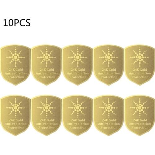 10pcs Anti Radiation Protector Shield EMF Protection Mobile Cell Phone Stickers EMR Blocker for Laptop Computer