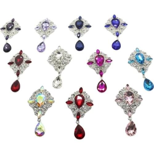 2pcs/lot65*38MM Metal alloy Pendant Vutton Clothing Sewing Accessories DIY Hotel Wedding Invitation Jewelry