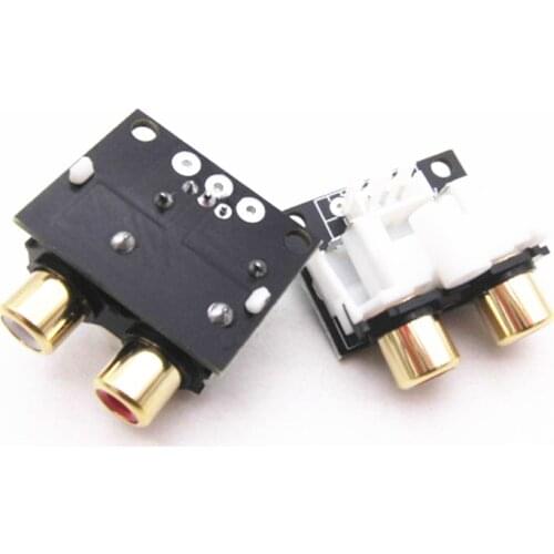 2 pcs RCA Audio interface Pre-amplifier Decoder Amplifier input port with PCB