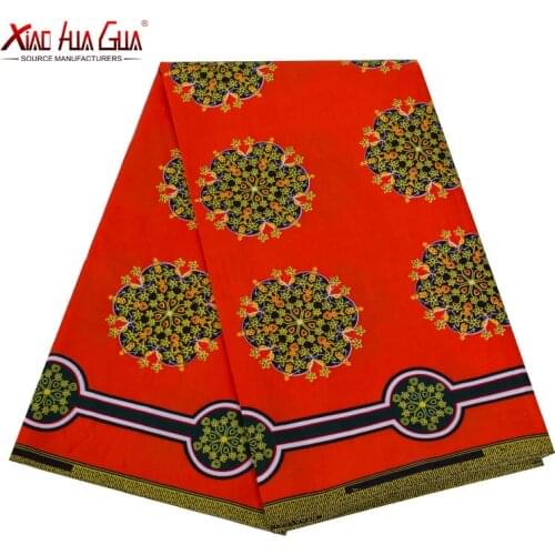 2020 Fabric African polyester printed floret coat African floor coat wax high quality 6 yards /lot African fabric garment FP6387