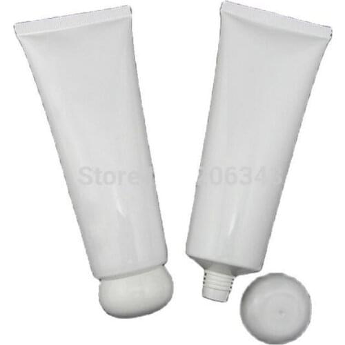 80ml white soft tube or mildy wash tube or butter or handcream tube with white round lid