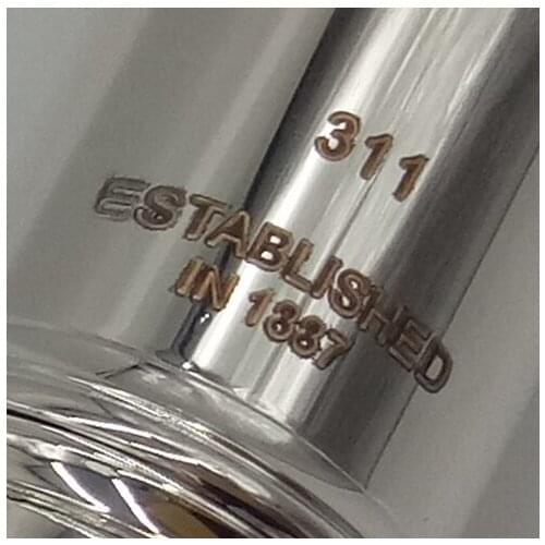 Free Shipping Flute 311 Silver Plated Professional Flute Instrument Intermediate Student Flutes C Leg 16 Holes Closed E Key