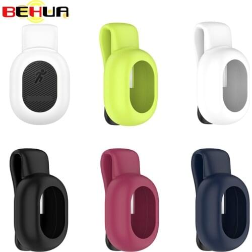 BEHUA Case Clip Holder for Garmin 010-12520-00 Running Dynamics Pod Sensor RDP Steel Clips Soft Silicone Watch Accessorie Covers