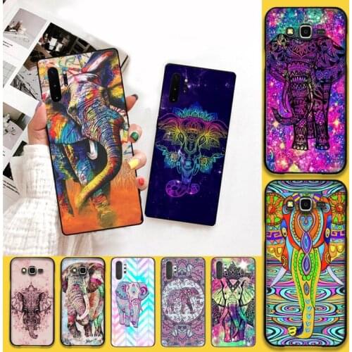 Totem Elephant Aztec Shell Phone Case For Samsung Galaxy Note20 ultra 7 8 9 10 Plus lite J7 J8 Plus 2018 Prime