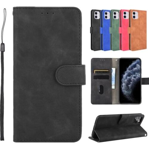 Flip Leather Wallet Case For iPhone 12 11 Pro Max Mini XS Max XR X SE 6 6S 7 8 Plus Card Stand Business Phone Holster Cover Bags