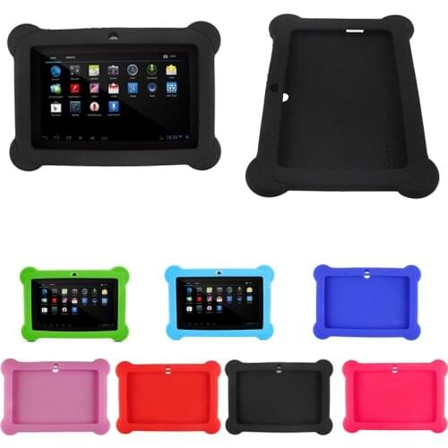 New Silicone Gel Protective Back Case Cover For 7 Inch Allwinner A33 A23 Android Tablet Q88 пенал case DOM668