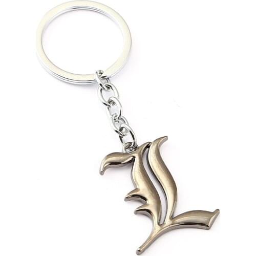 MS Jewelry Death Note Keychain Hot Anime Key Ring Holder Gift Chaveiro Car Key Chain Pendant Jewelry Souvenir