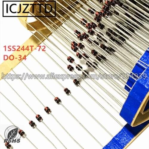 NEW 1SS244 1SS244T-72 DO-34 1SS244 244 do-34 1N4148 4148 do-35 1N4448 4448 DO-35 Original 100pcs/bag
