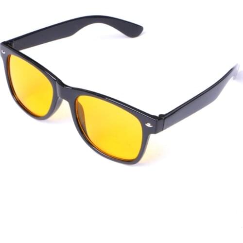 Unisex Yellow Lenses Night-Vision Glasses Driving Glasses N58F