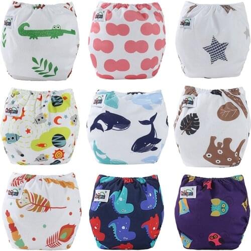Reusable Cloth Diapers for Newborn Baby Girl Boy Training Pants Infant Nappies Diapers Cover Adjustable Baby Underwear подгузник