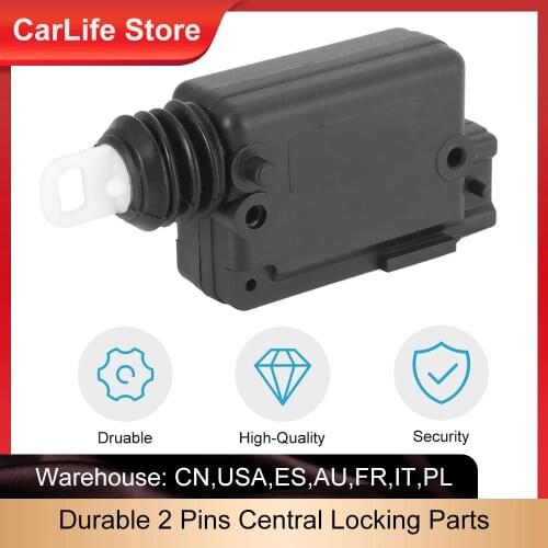 Door Lock Actuator For Renault For Clio For Megane For Scenic 7702127213 Durable 2 Pins Central Locking Parts
