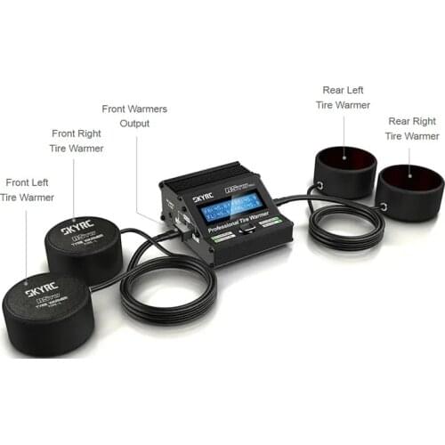 SSKYRC RSTW Pro Professional Tire Warmer Electronic MCU Temperature Controlled for 1/10 RC Racing Touring Drift Car