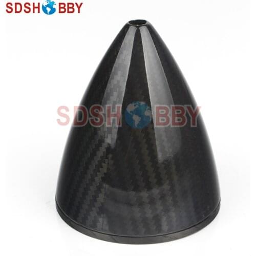 RC Model 4"(101.6mm) Carbon Fiber Spinner with Carbon Fiber Back plate 3K Surface Processing